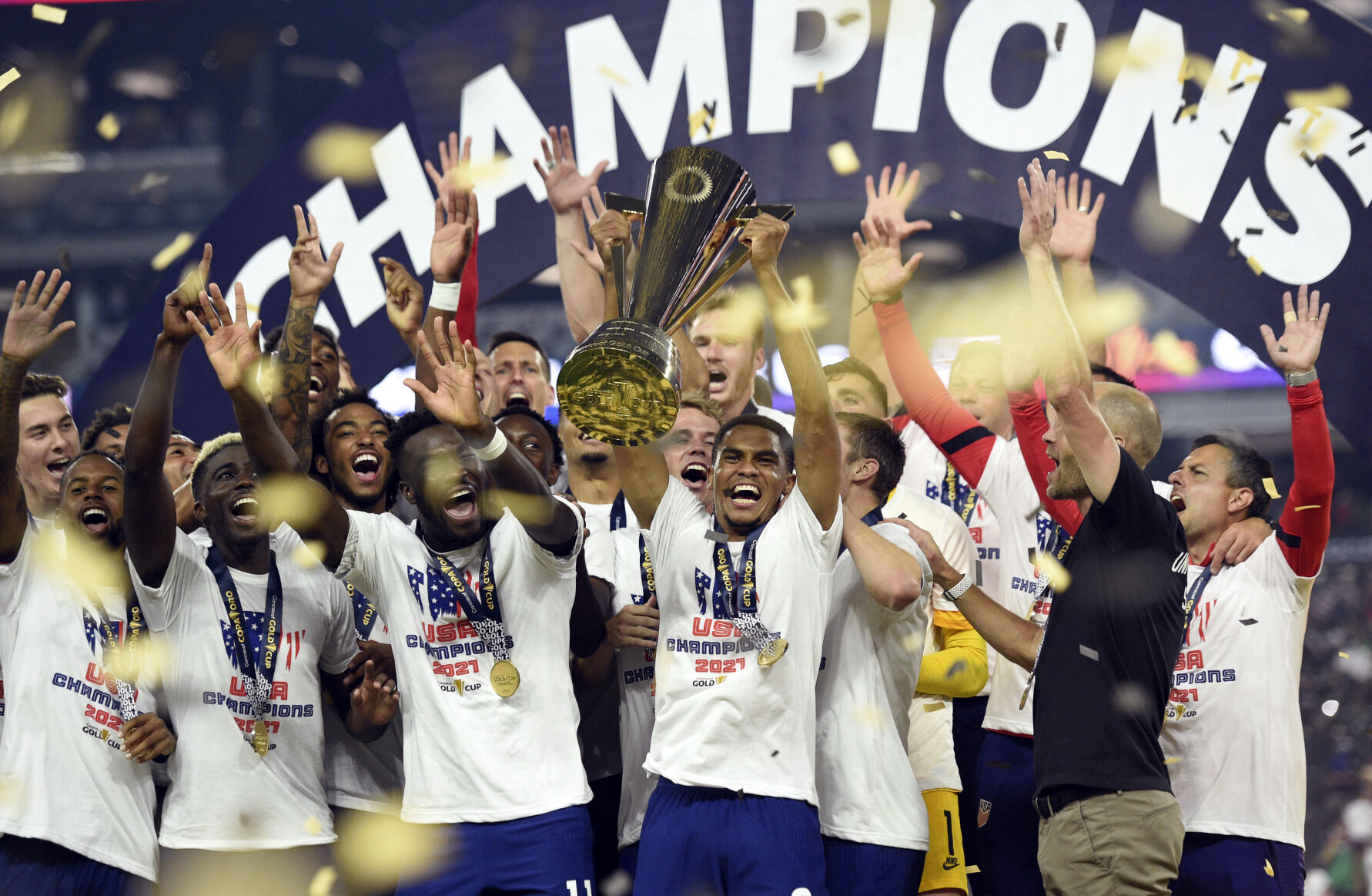 APTOPIX CONCACAF Gold Cup US Mexico Soccer